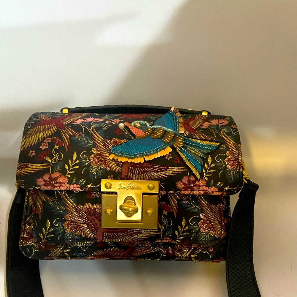 Glittery Embroidered Multicolored Sam Edelman Shoulder Bag. New with Tags.